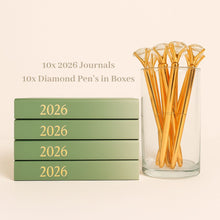 Load image into Gallery viewer, PARTY PACK 10 x 2026 Journals & Pens